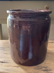 Koselig brun krukke #2
