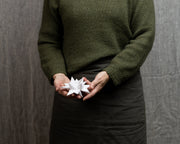 Julestjerne S - Hvit