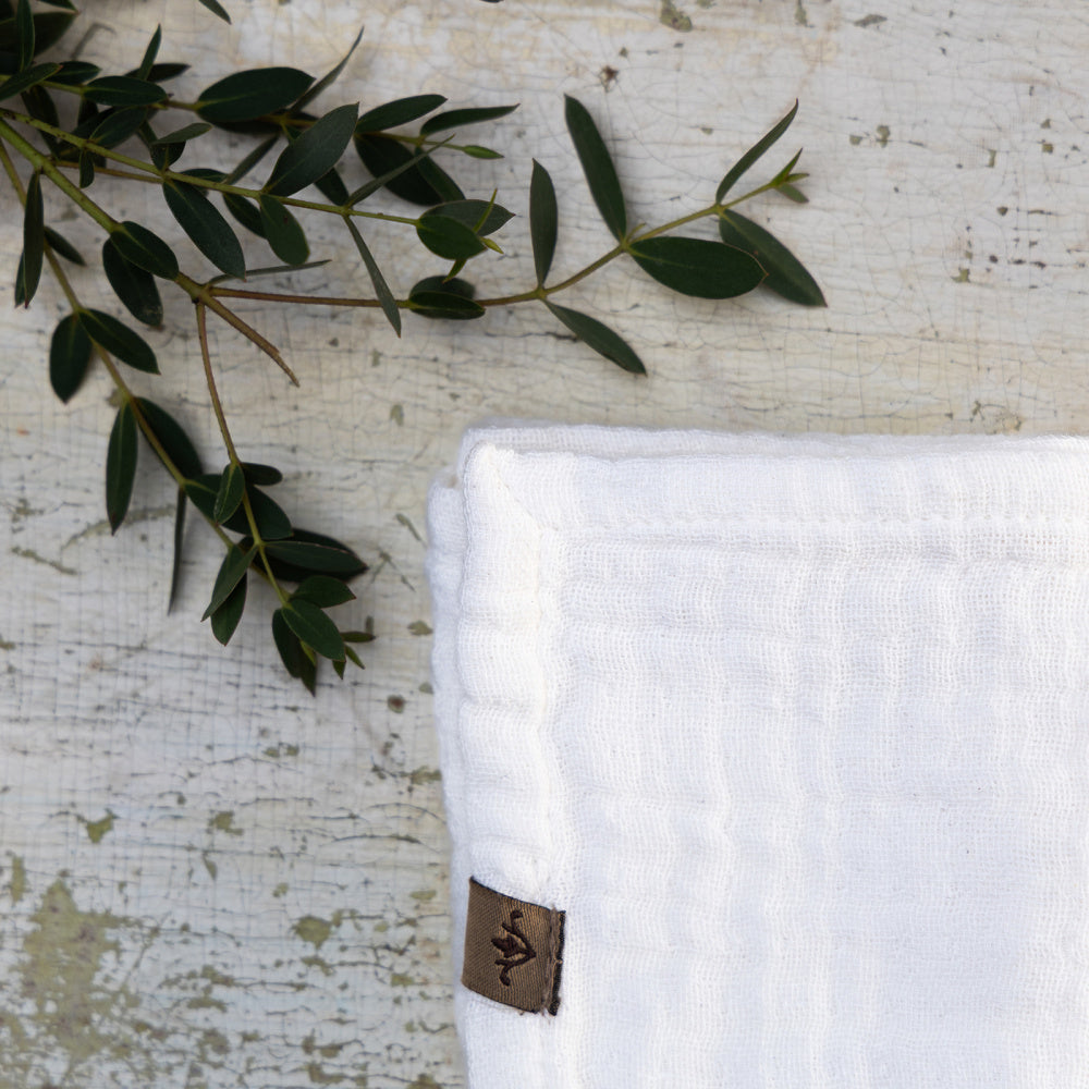 Tøyserviett 4 pk - Elfenben