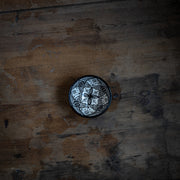 Håndmalt skål sort 12 cm