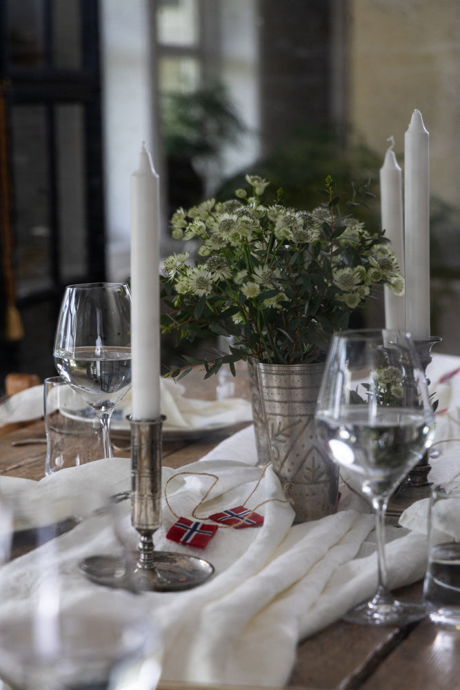 Linduk 142x270 cm - hvit