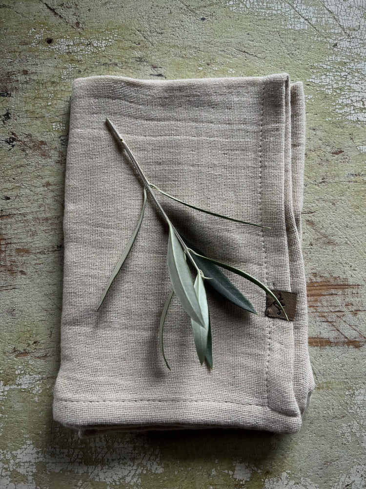 Tøyserviett 4 pk - Beige