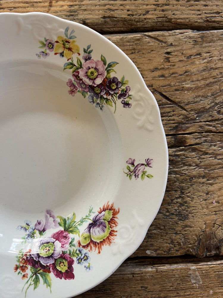 Skål Blomstermotiv 20 cm