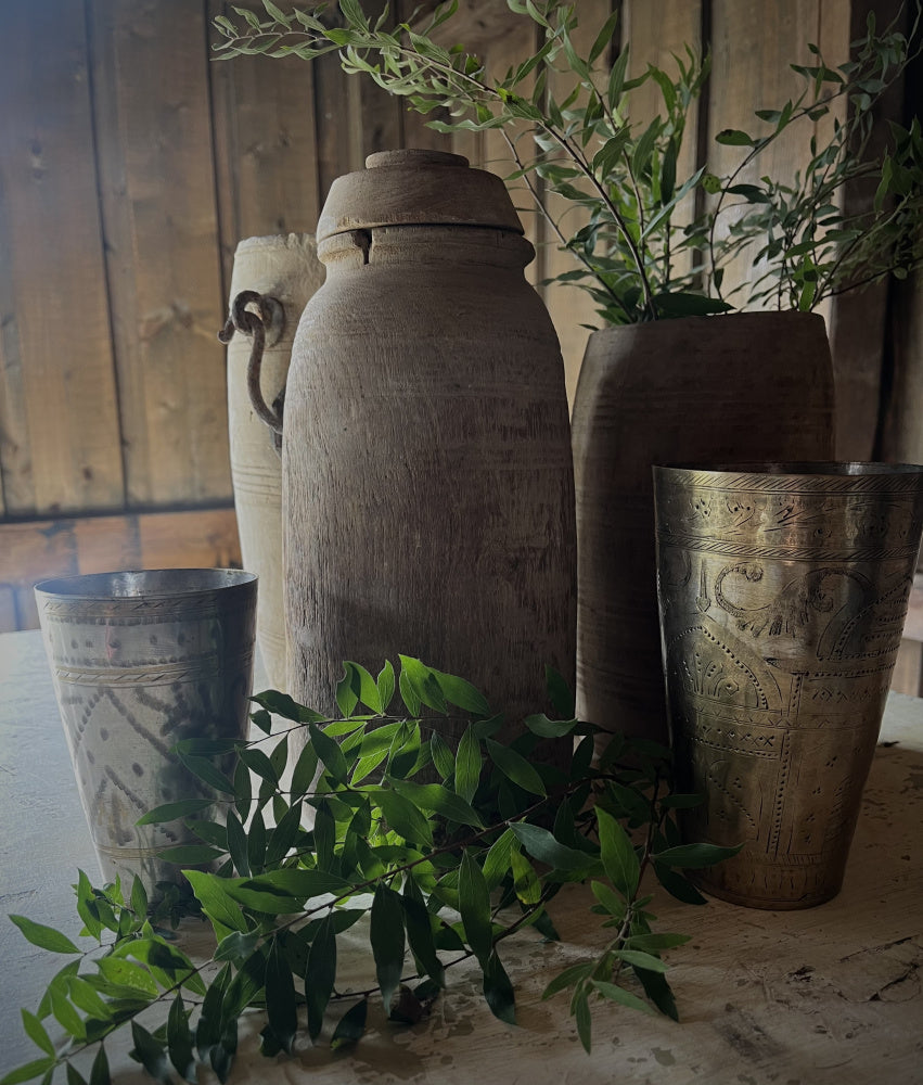 Vintage trepotte bleket