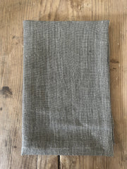 4 pakn serviett stripet sort/beige