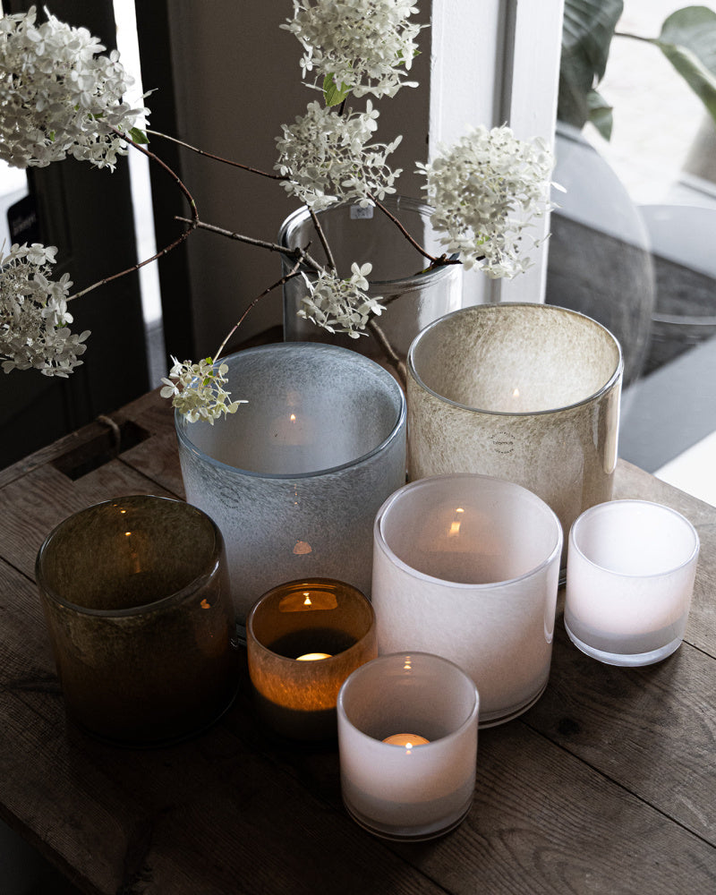 samling-av-glass-lykter-lys