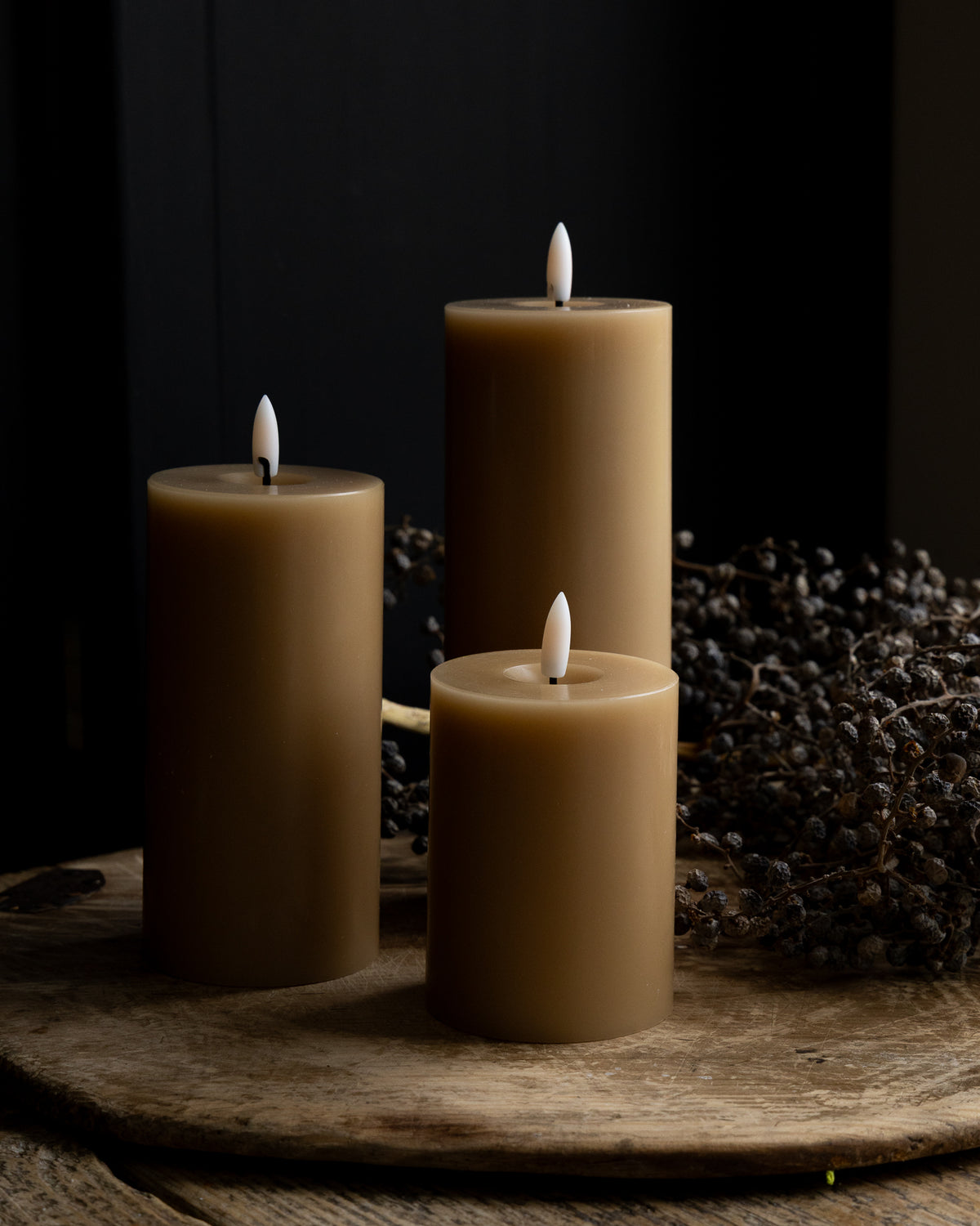 Kubbelys LED 20 cm - Almond Butter