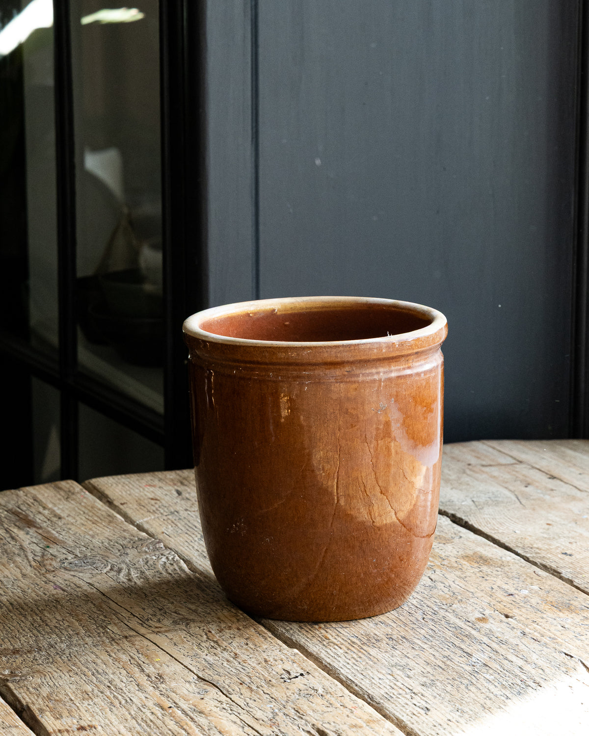Blank brun krukke #10