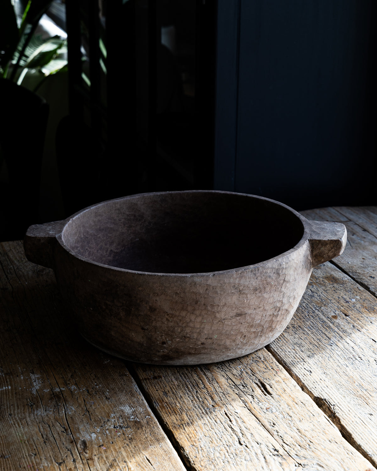Stort vintage stenfat #8