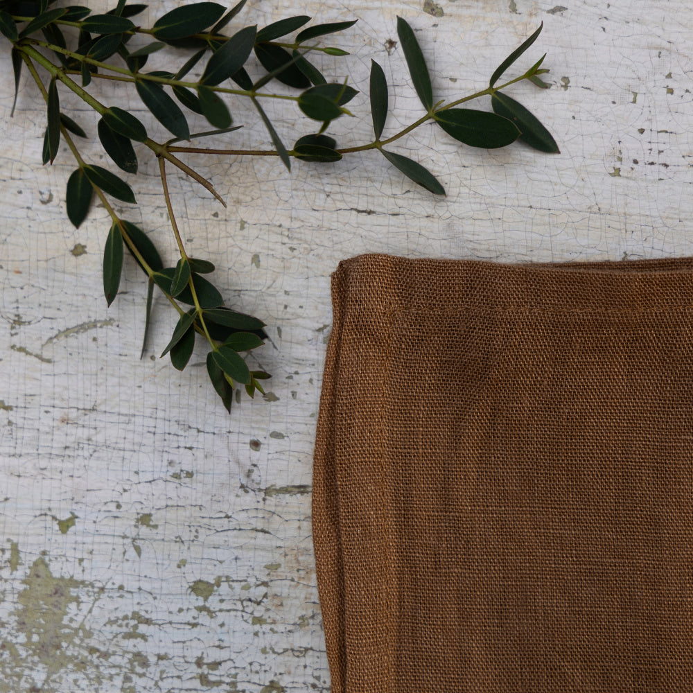 Linserviett 4 pk - Camel