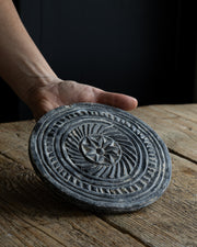 Vintage stenfat med mønster