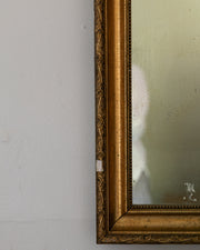 Vintage speil med gullramme - 60x44cm