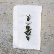 Linserviett 4 pk hvit