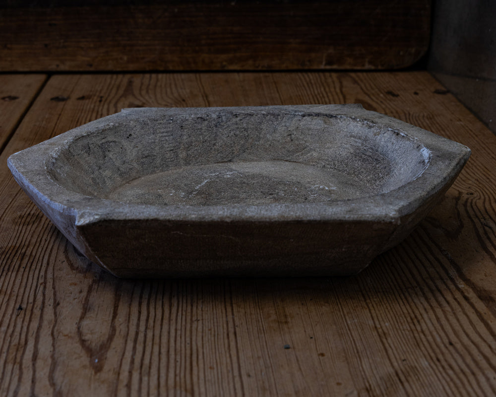 Vintage stort marmorfat #2