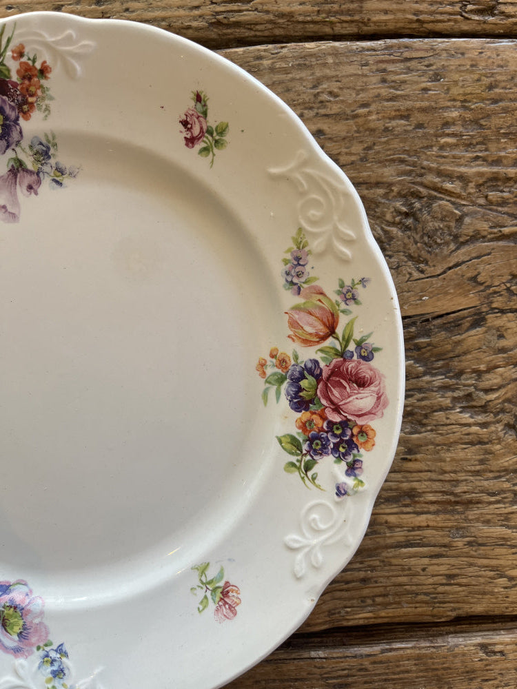 Asjett blomstermotiv 21 cm