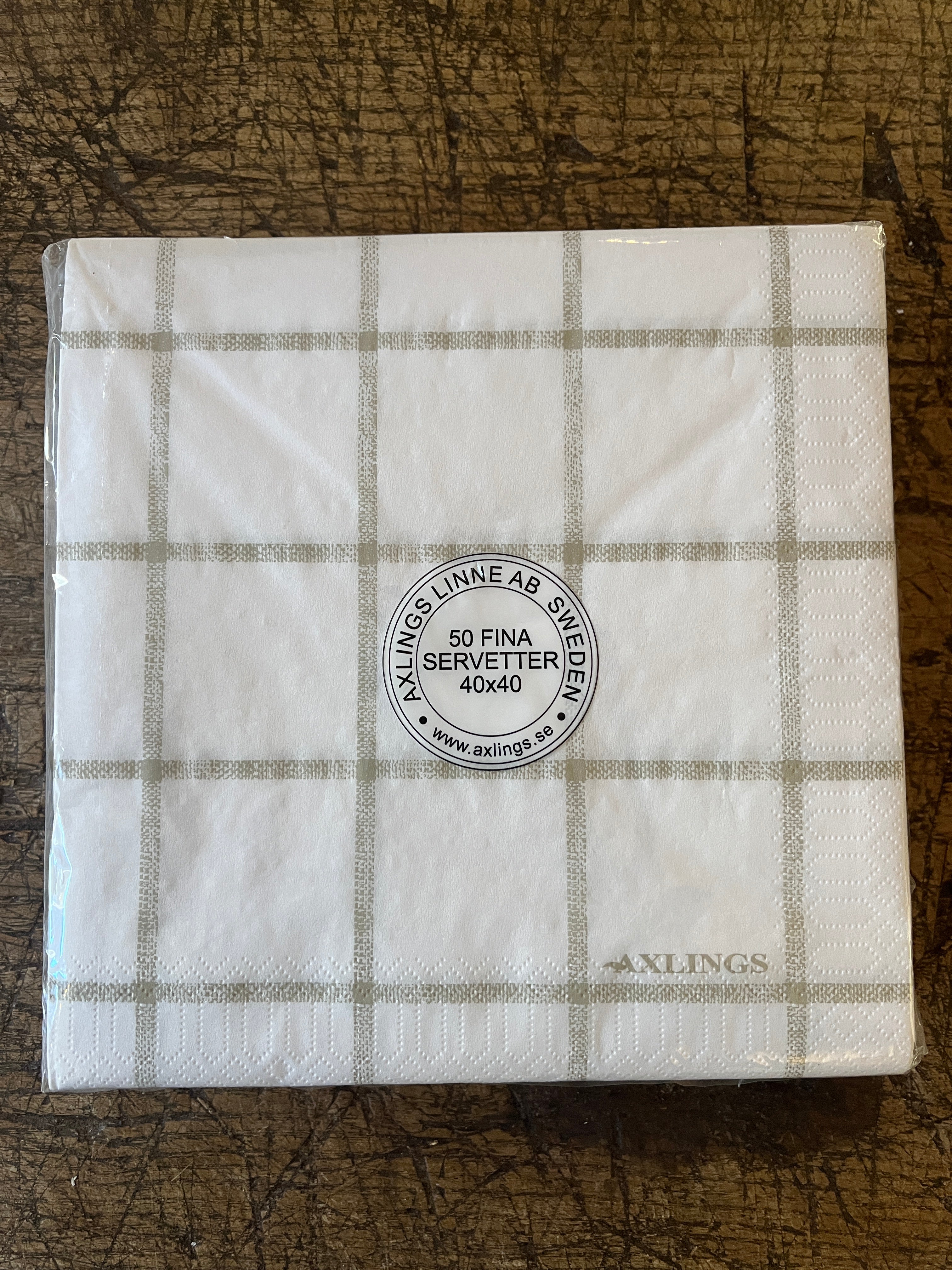 axlings-servietter-papir-hvit-beige