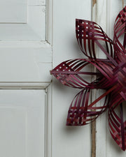 Julestjerne bambus bordeaux