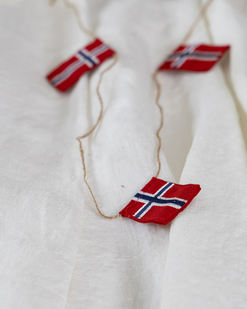 Flaggrekke 10 norske flagg