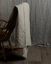 Støvete pledd 140x200 cm - linfarge