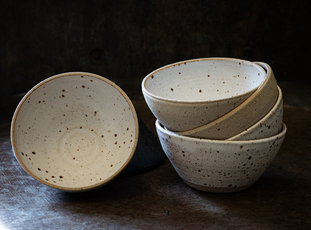 Håndlagd keramikkskål stor