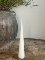 Kjeglelys fra ester & erik, 25 cm Ivory