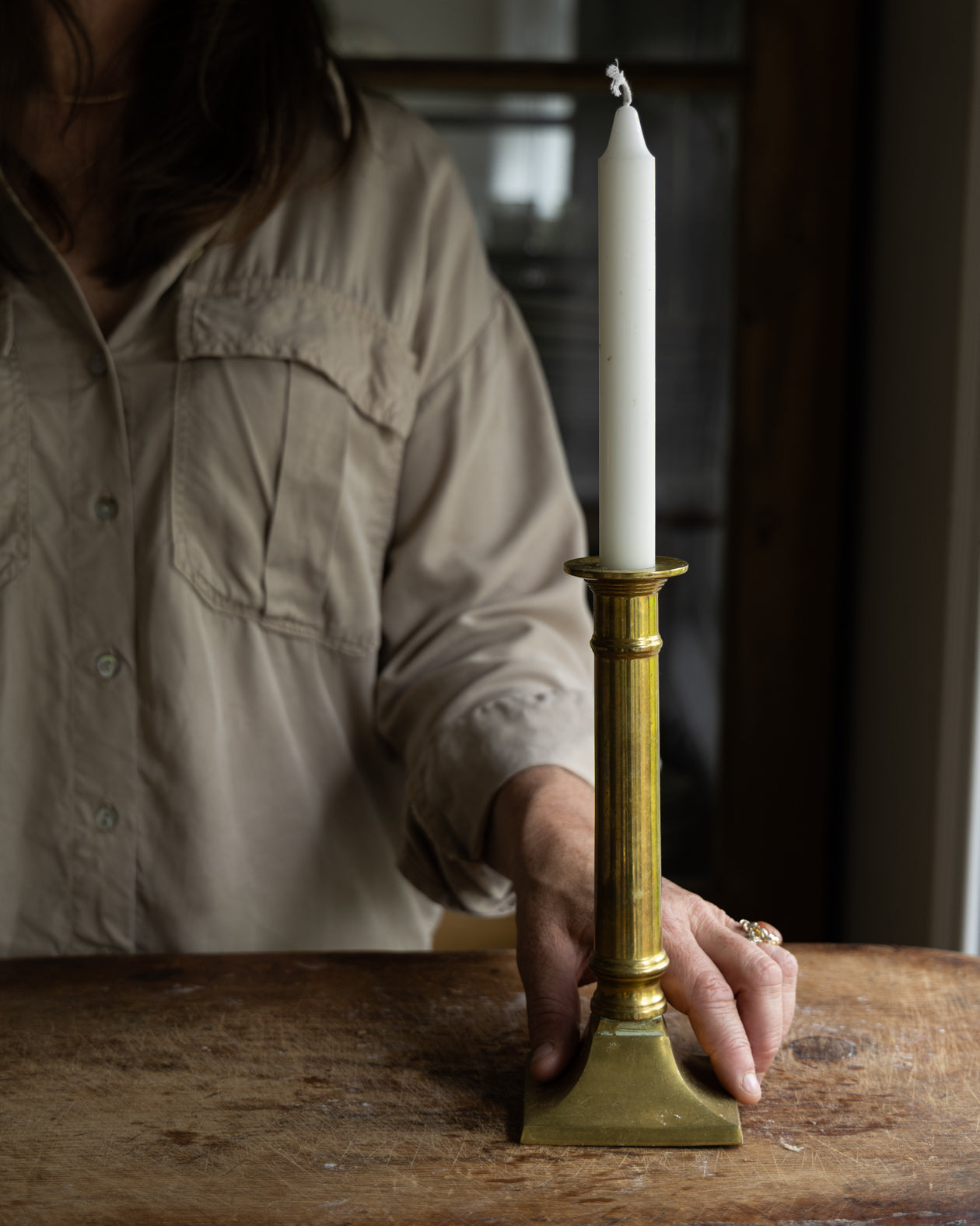 messing-stake-lys-staerinlys