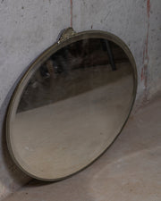 Ovalt vintage speil med unik patina 